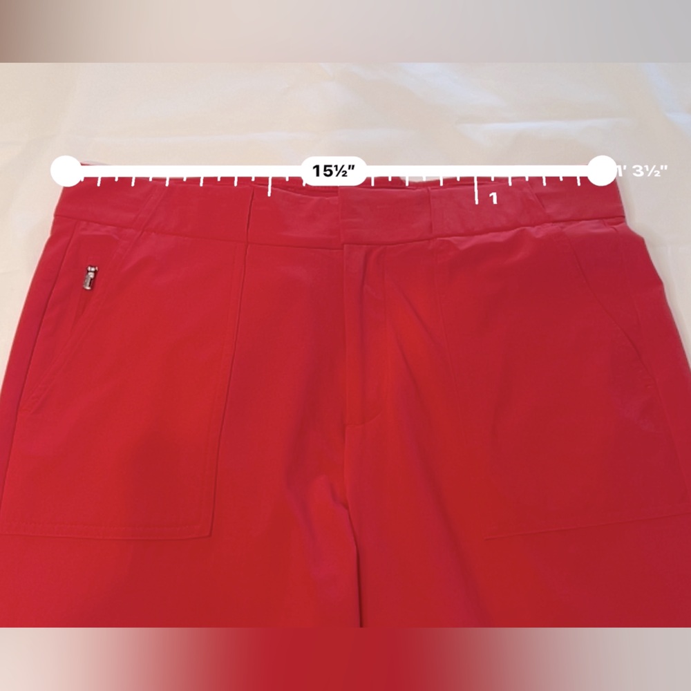 Athletea Tribeca Crop Pant in Red size 6 - Picture 12 of 12